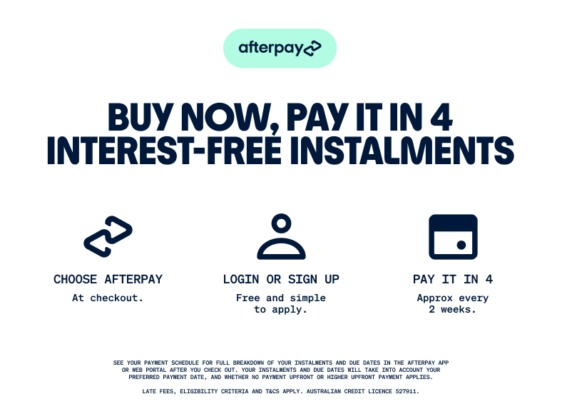 Buy Now Pay Later with Afterpay