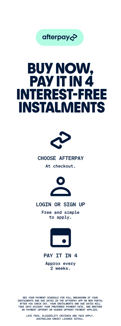 Buy Now Pay Later with Afterpay