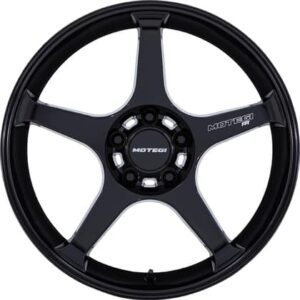 Motegi Racing MR159 Battle V Blackbird Metallic 17"x9.5" 5/100.0 P30