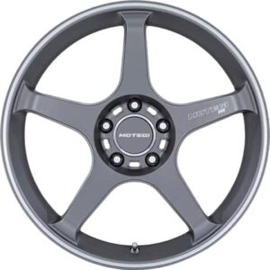 Motegi Racing MR159 Battle V Gunzilla W/Machined Lip Stripe 17"x8.5" 5/100.0 P30