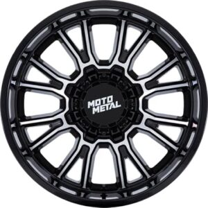 Moto Metal MO810 Legacy Gloss Black Machined 17"x9" 5/127.0 - 5/139.7 P1